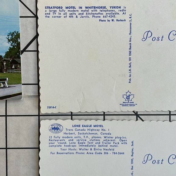 Lot of 12 Vintage Canada Motel & Travel Postcards – 1950s–1970s Chrome Era – BC - Picture 13 of 15